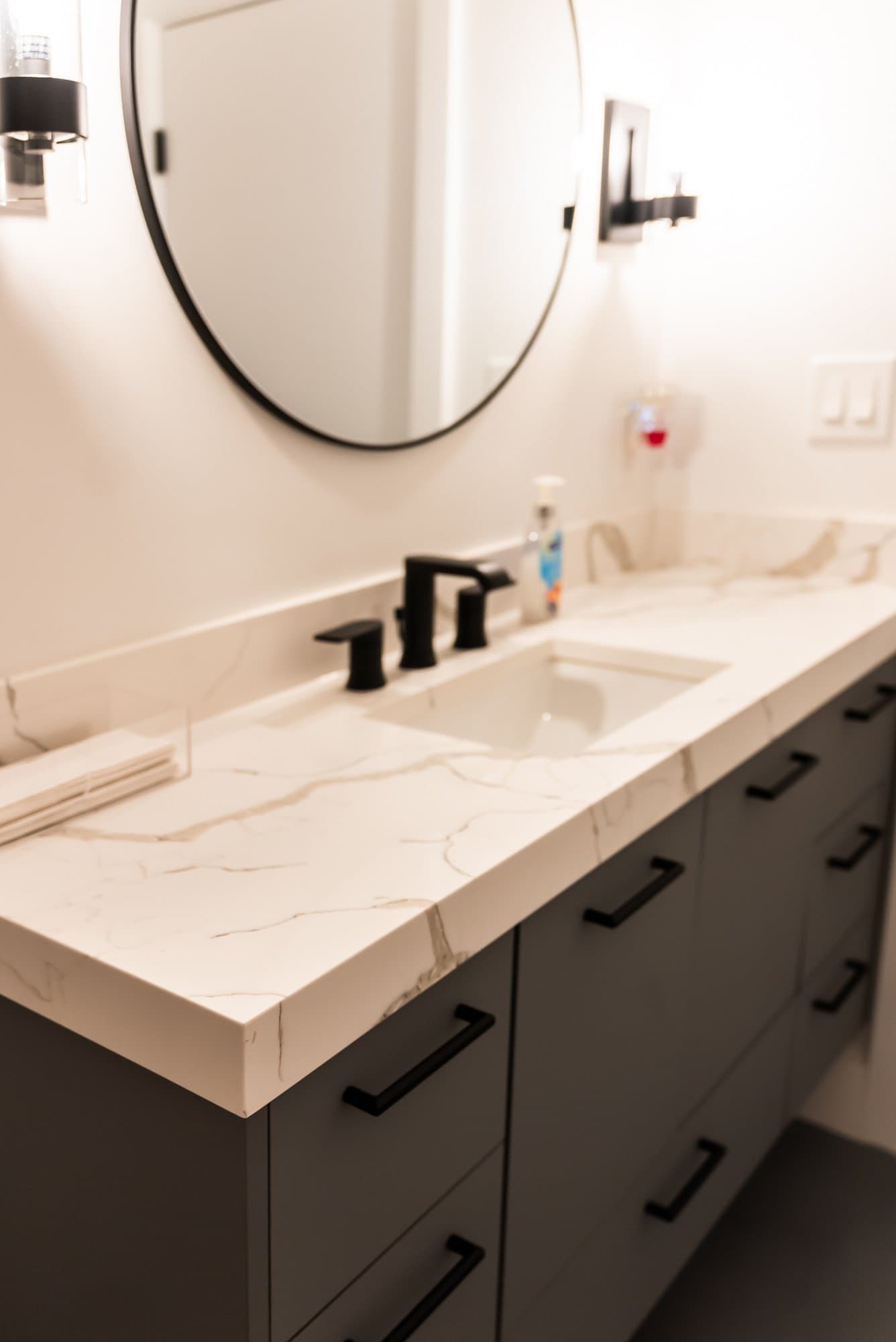 Finished bathroom remodel