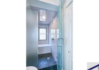 Completed Bay State attic conversion finished as a bright dormered living space