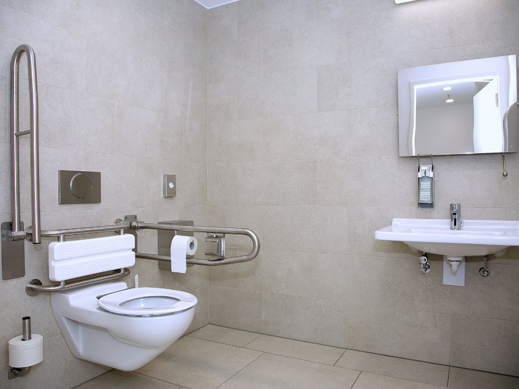 modern handicapped bathroom elderly