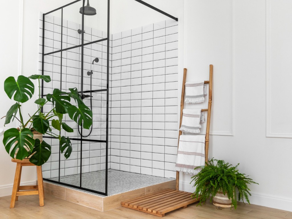 bathroom interior-design with shower