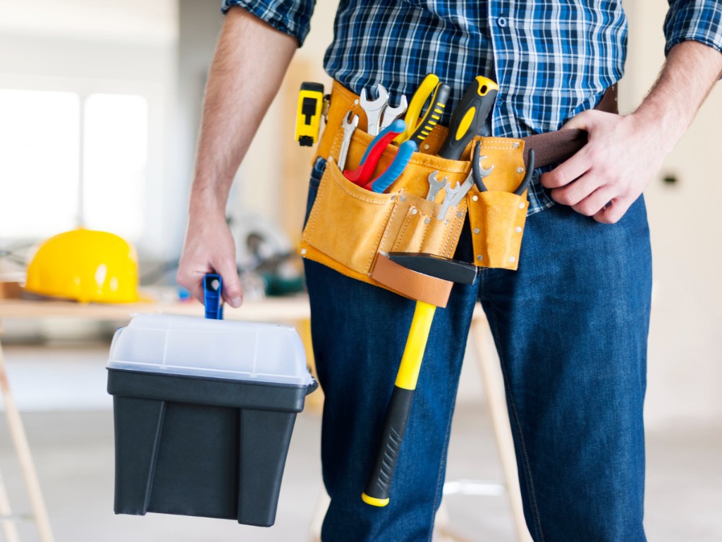 part male construction worker
