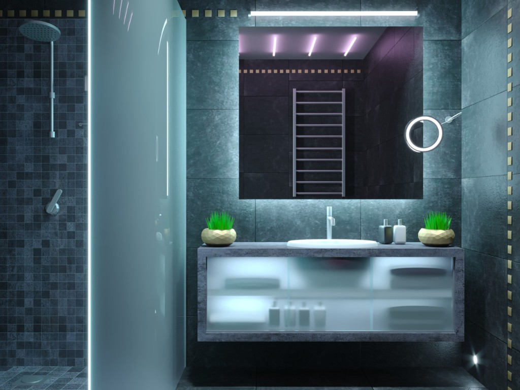 modern glass shower room ceramic tile finishing