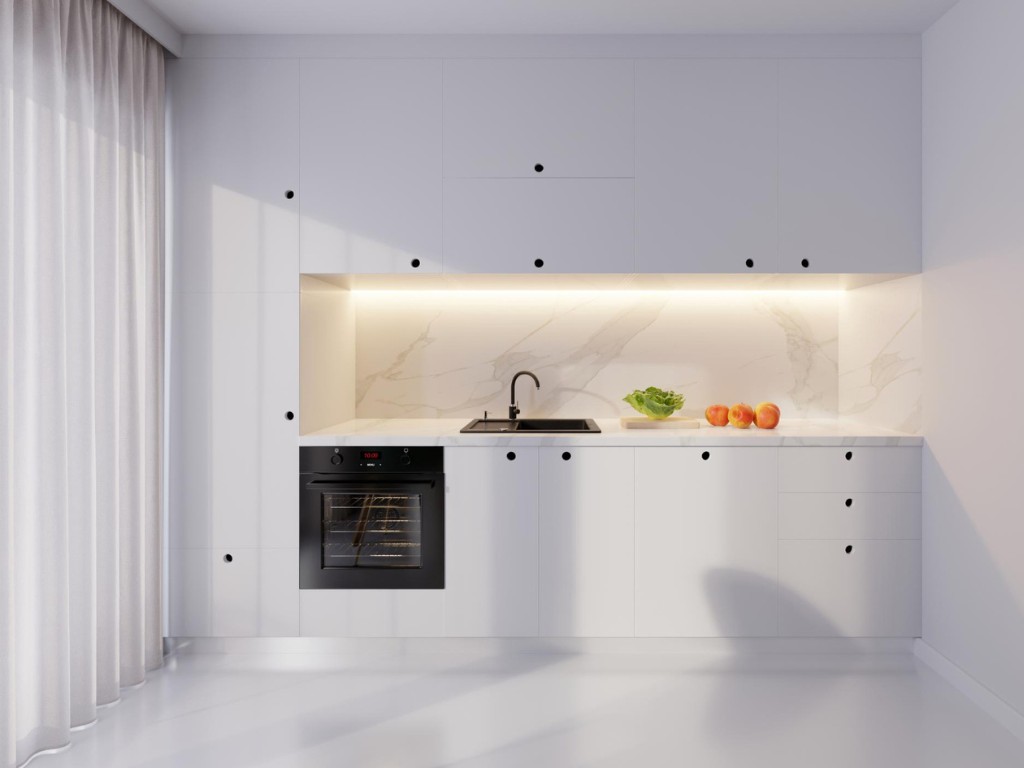modern-white-kitchen-countertop-with-free-space