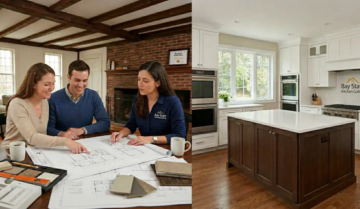 home renovation consultation scene