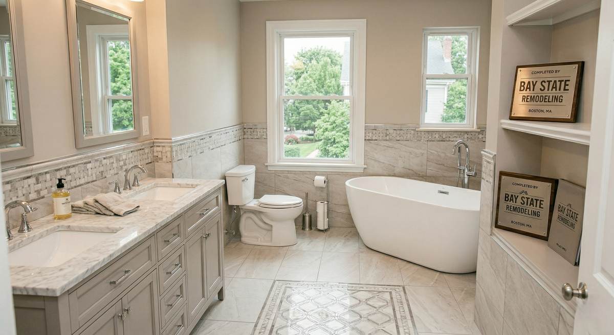 professional bathroom remodeling mistakes Boston homeowners make avoided by Bay State Remodeling MA