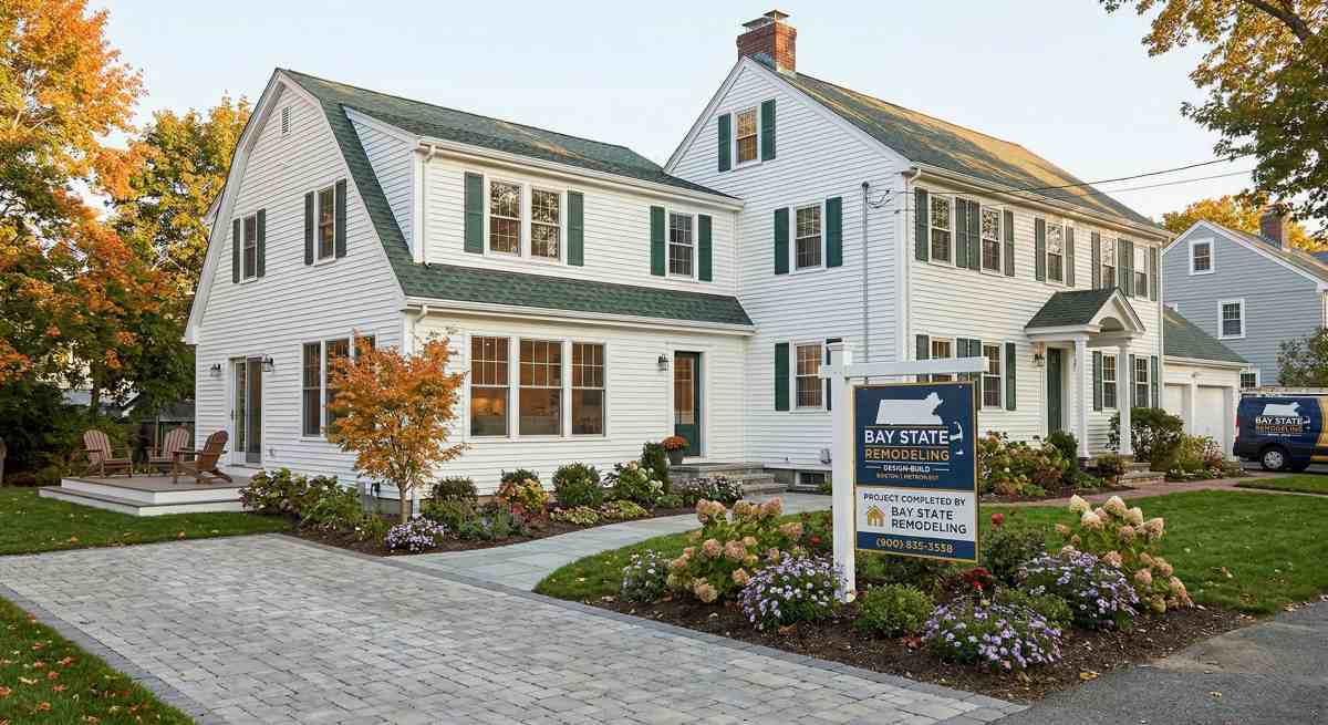 best time of year to remodel your home in Massachusetts completed project - Bay State Remodeling Newton MA