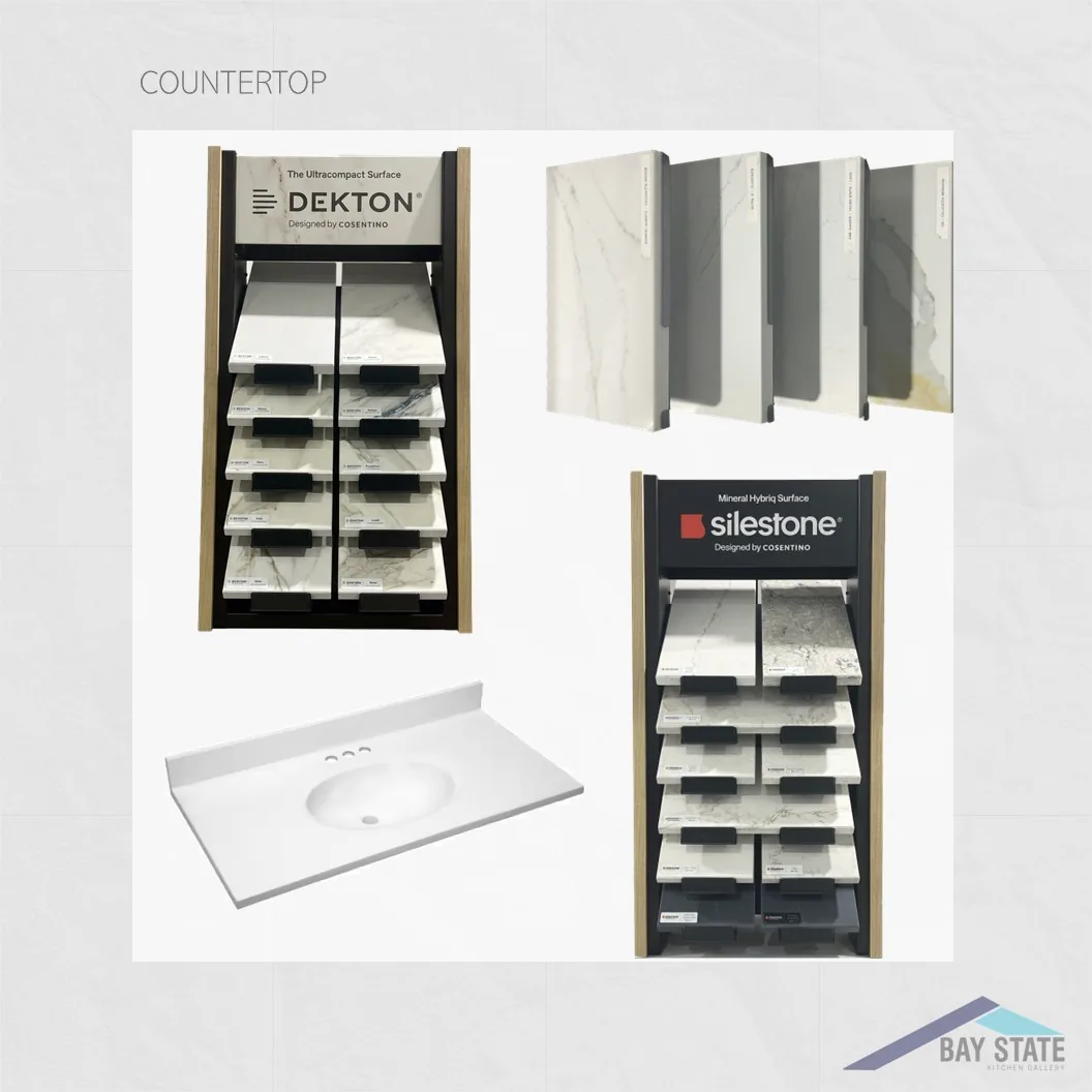 Countertop slab and sample selections